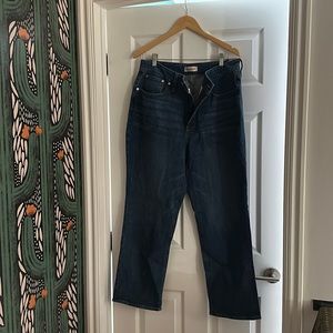Madewell Curvy Perfect Vintage Straight Jean plus size 14 W NWT